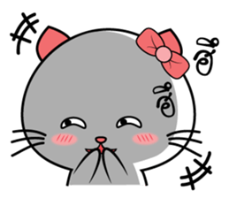 Cat in lover sticker #10423623