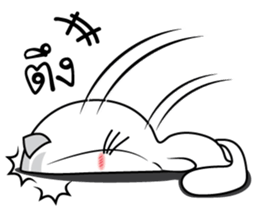 Cat in lover sticker #10423625