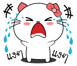 Cat in lover sticker #10423628