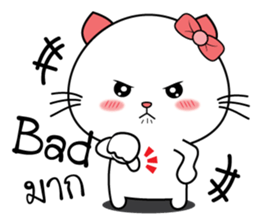 Cat in lover sticker #10423635