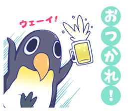 comical-penguin sticker #10423803