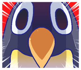 comical-penguin sticker #10423807