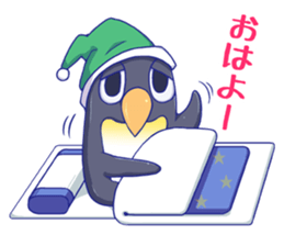 comical-penguin sticker #10423820