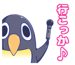 comical-penguin sticker #10423836