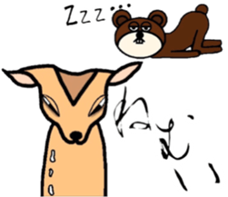 Deer&Bear sticker #10424129