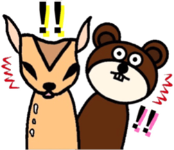 Deer&Bear sticker #10424139