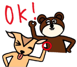 Deer&Bear sticker #10424140
