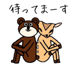 Deer&Bear sticker #10424155
