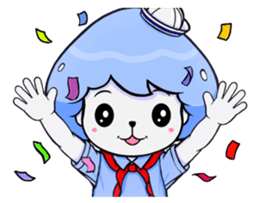 Mr. Collagen Jellyfish (NO.1) sticker #10424260