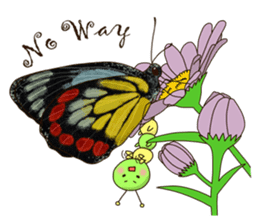 Butterflies of Taiwan & Caterpillar sticker #10424460