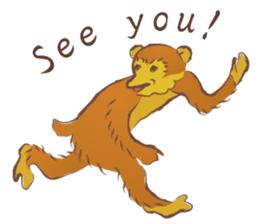 Japanese Animals (English) sticker #10424639