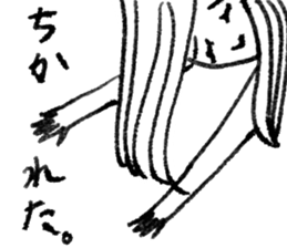 Rich expression women001 sticker #10424930