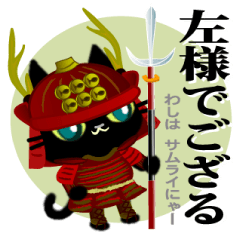 Samurai of the black cat