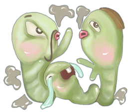 duangsuay worm sticker #10425642