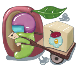 duangsuay worm sticker #10425670