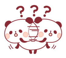panda pleasantly sticker #10425813
