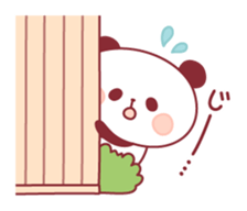 panda pleasantly sticker #10425821