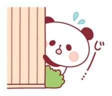 panda pleasantly sticker #10425821