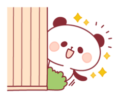 panda pleasantly sticker #10425822