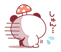 panda pleasantly sticker #10425826
