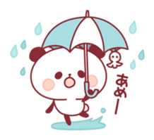 panda pleasantly sticker #10425834