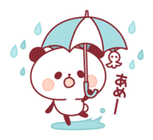 panda pleasantly sticker #10425834