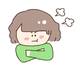 yurukawa girls sticker #10425909