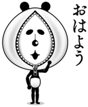 The panda of the century! Zipper panda sticker #10426400