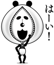 The panda of the century! Zipper panda sticker #10426402