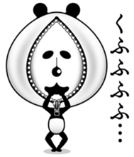 The panda of the century! Zipper panda sticker #10426404