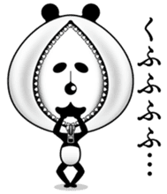 The panda of the century! Zipper panda sticker #10426404