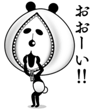 The panda of the century! Zipper panda sticker #10426409
