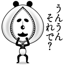 The panda of the century! Zipper panda sticker #10426412