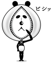 The panda of the century! Zipper panda sticker #10426415