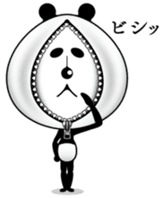 The panda of the century! Zipper panda sticker #10426415