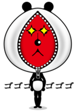 The panda of the century! Zipper panda sticker #10426416