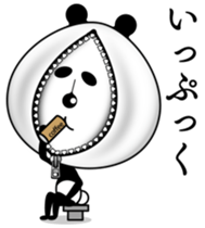The panda of the century! Zipper panda sticker #10426418