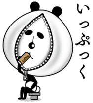 The panda of the century! Zipper panda sticker #10426418