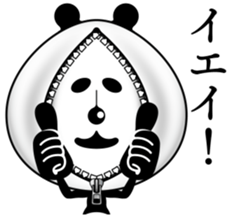 The panda of the century! Zipper panda sticker #10426421