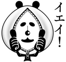 The panda of the century! Zipper panda sticker #10426421