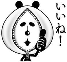 The panda of the century! Zipper panda sticker #10426424