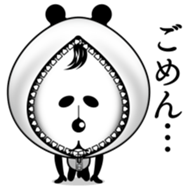 The panda of the century! Zipper panda sticker #10426426