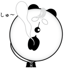 The panda of the century! Zipper panda sticker #10426428