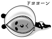 The panda of the century! Zipper panda sticker #10426430