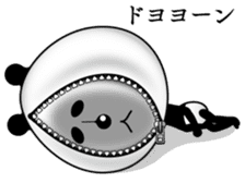 The panda of the century! Zipper panda sticker #10426430