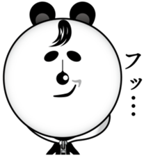 The panda of the century! Zipper panda sticker #10426432