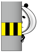 The panda of the century! Zipper panda sticker #10426435