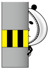 The panda of the century! Zipper panda sticker #10426435