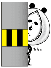 The panda of the century! Zipper panda sticker #10426436