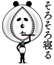 The panda of the century! Zipper panda sticker #10426437